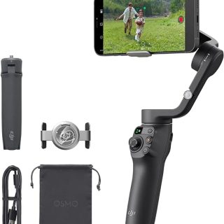 DJI Osmo Mobile 6 Gimbal Stabilizer for Smartphones, 3-Axis Phone Gimbal, Built-In Extension Rod, Object Trackin